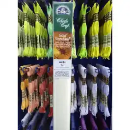 Gereduceerde Prijs Aïda borduurstof lap 51x61cm 14count 100% katoen van DMC 078.GD1438BX