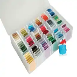 Beperkte Voorraad Borduurgaren box inclusief 50 wikkelkaartjes 26x17,5cm van DMC-dd 074.6118