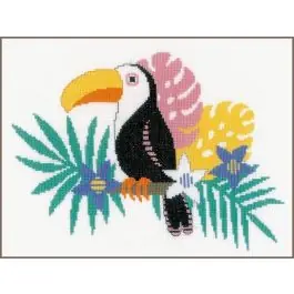 Borduurpakket Toekan 29x22cm van VERVACO PN-0168407 Voordeelprijs