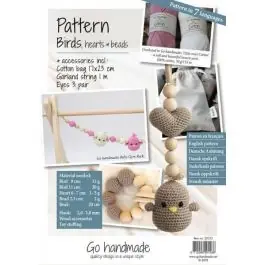 Hete Deal Haakpatroon pakket vogel slinger en bijtring van GO HANDMADE 20153
