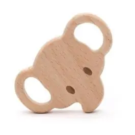 Betaalbaar Houten bijtring olifant 8x5,5cm van DURABLE 020.1010