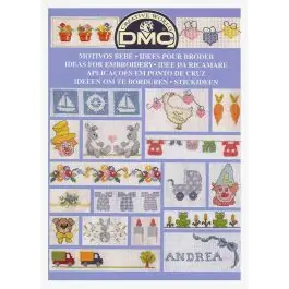Dagaanbieding Ideeën om te borduren voor de baby borduurboek van DMC 059.11.12914