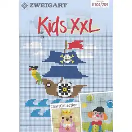 Finale Uitverkoop Kids XXL borduur patronen boek 104\\/283 van ZWEIGART