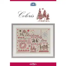 Weekendaanbieding Kruissteek borduurboek Coloris kerst van DMC 059.11.15277