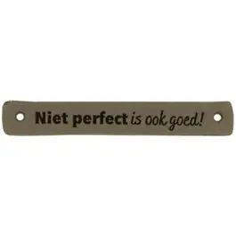 Rechtstreeks Van De Fabrikant Leren labels Niet perfect is ook goed 7 x 1 cm 2 stuks van DURABLE 020.1188