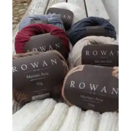 Merino Aria wol - polyamide mixgaren 50gr 85m van ROWAN 046.9802236 Populair