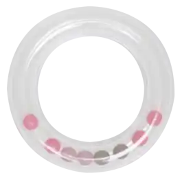 Ring rammelaar 80mm roze van GO HANDMADE 22046 Merkproduct