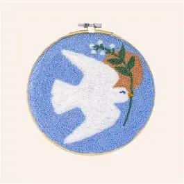 Vredesduif blauw 17,8cm Punchpakket van Restyle 095.2021 Betaalbaar