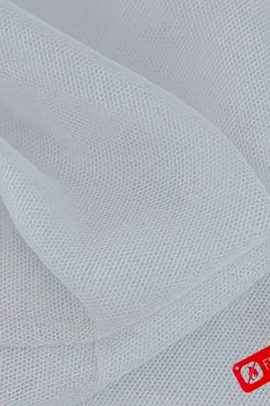 Tule brandvertragend zilvergrijs Snelle Levering