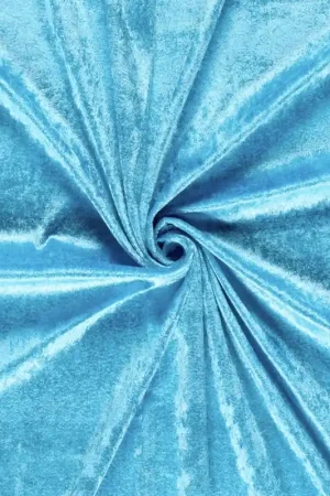 Velours de panne aqua Fabrieksprijs