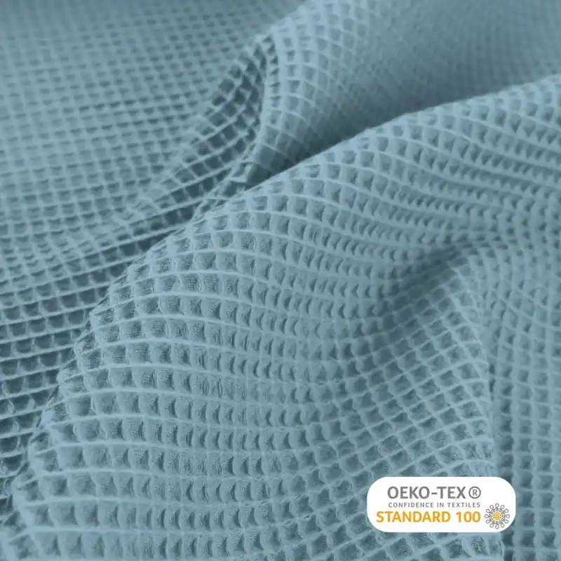 Wafel katoen oudblauw Express Levering