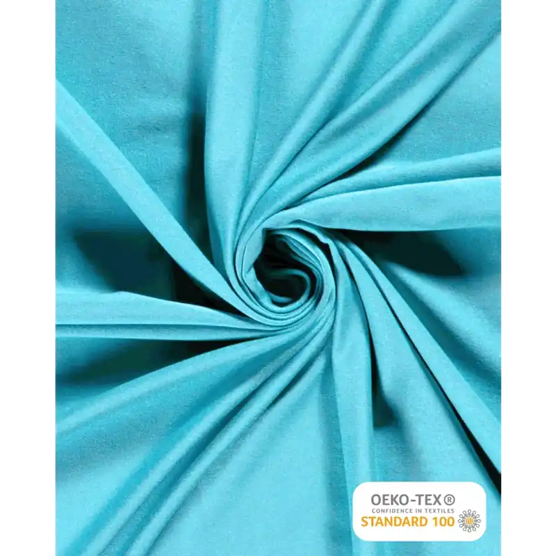 Aanbieding Tricot viscose turquoise
