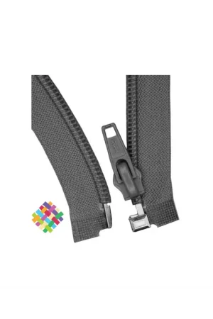 35 cm Ykk nylon deelbare rits donker grijs Weekendaanbieding