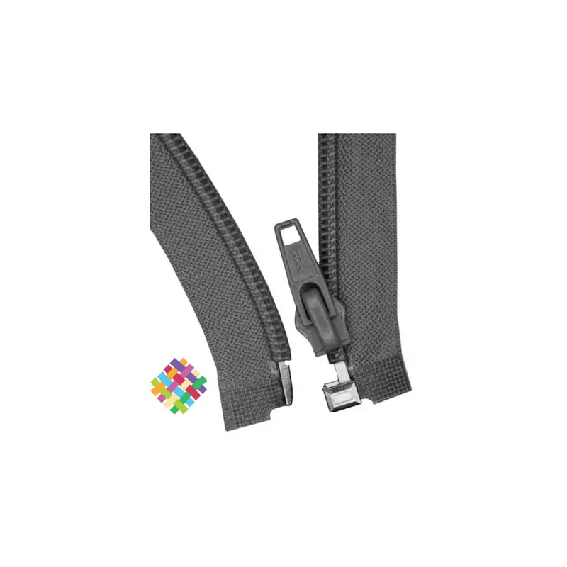 65 cm Ykk nylon deelbare rits donker grijs Lage Prijs