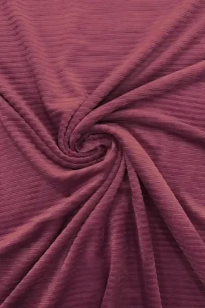 Aanbieding Jersey velvet rib bordeaux