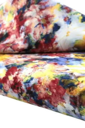 Viscose twill stretch digitaal 4/5 Fabrieksprijs