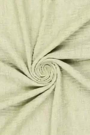 Aanbieding Linnen look stof, new age, fris groen. P543