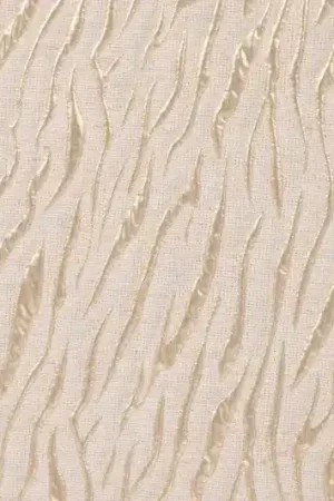 Beste Prijs Linnen jacquard stof, zebra motief, zand/goud. P411