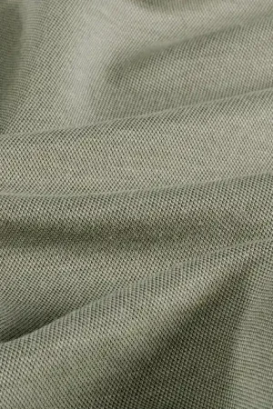 Viscose jersey stof, melange, groen. P301 Finale Uitverkoop