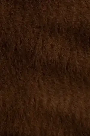 Weekendaanbieding Faux fur bont stof, 2 tone, camel. P197