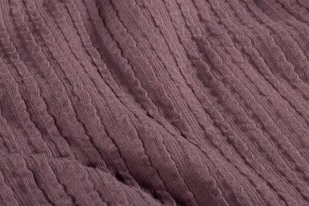 Aanbieding Rib jacquard jersey stof, rib motief, mauve. Y988