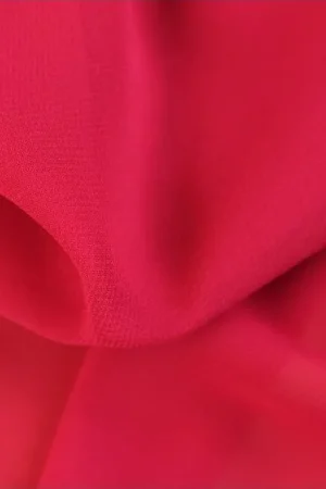 Voile chiffon stof, cyclaam. VC049 Rechtstreeks Van De Fabrikant