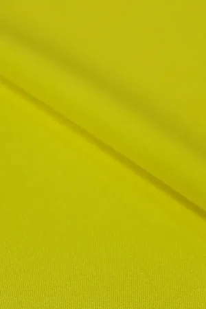 Aanbieding Lycra stof 4-way stretch neon geel, LY4-032