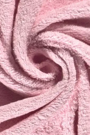 Badstof ,dubbel gelust, baby roze. BA013 Fabrieksprijs