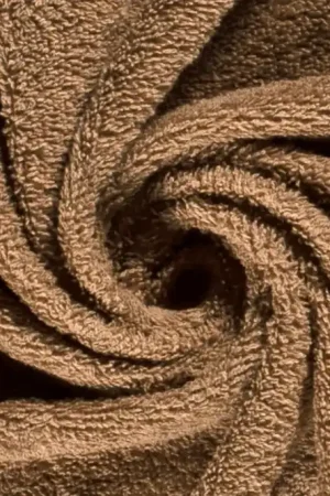 Badstof ,dubbel gelust, nootmuskaat bruin. BA113 Dagaanbieding