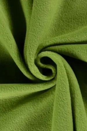 Aanbieding Fleece stof , appeltjesgroen. FL123