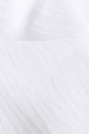 Beperkt Aanbod Hydrofiel mousseline stof, 2-laags, wit. Y276