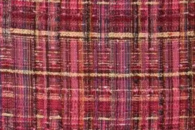 Weekendaanbieding Boucle stof, kimo, fuchsia/roze/zand/bruin. X1179