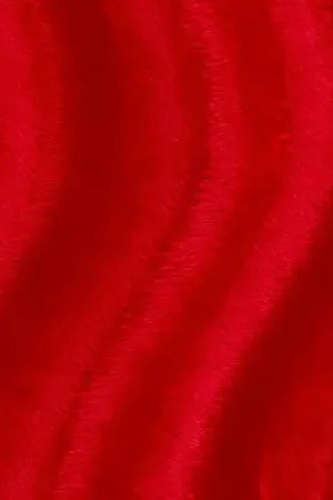 Velboa stof, rood. VU115 Betrouwbaar