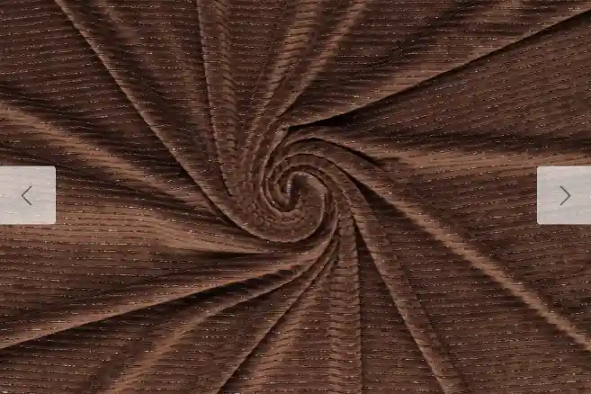 Weekendaanbieding Velvet lurex stof, streep, bruin. C958