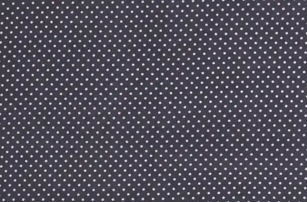 Beperkte Voorraad Katoen stof, kleine stippen, donkergrijs/wit . NK068