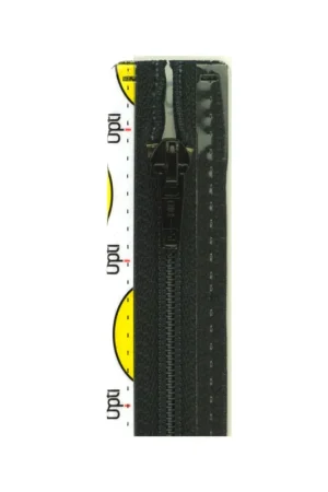 Voordeelprijs Opti 4802 S60 spiraalrits 6mm deelbaar 80 cm met fulda ritsentrekker Zwart