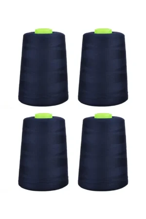 Weekendaanbieding Phoenix 4x 5000m overlock garen - donker blauw