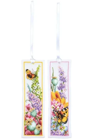 Lanarte bladwijzer kit kleurig bloemenpakket set van 2 Weekendaanbieding