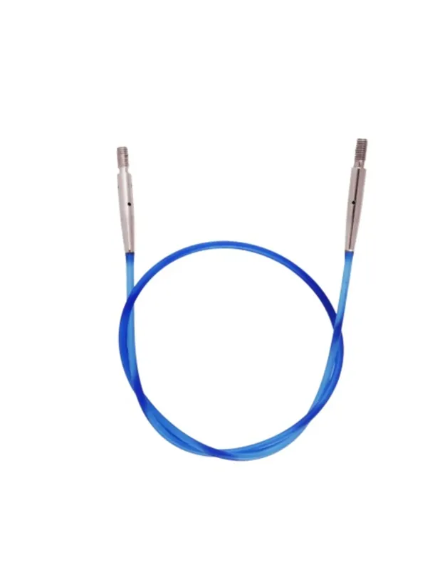 Beperkte Voorraad Knitpro 10632 Blauwe Kabel 28 cm om 50 cm verwisselbare naalden te maken
