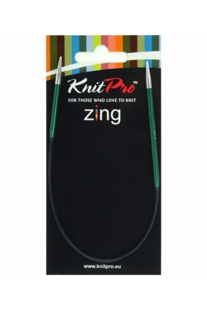 KnitPro 47054 Zing Asymmetrische Rondbreinaalden 25 cm 3,00 mm Hete Deal