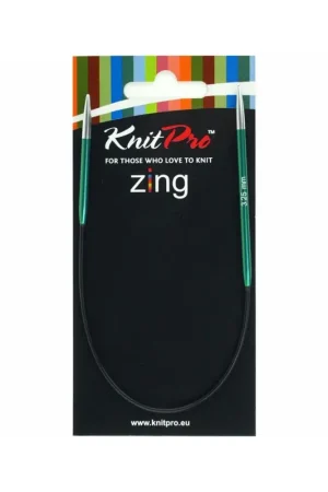 Direct Verzonden KnitPro 47055 Zing Asymmetrische Rondbreinaalden 25 cm 3,25 mm