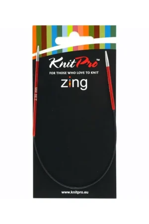 Bestseller KnitPro 47052 Zing Asymmetrische Rondbreinaalden 25 cm 2,50 mm