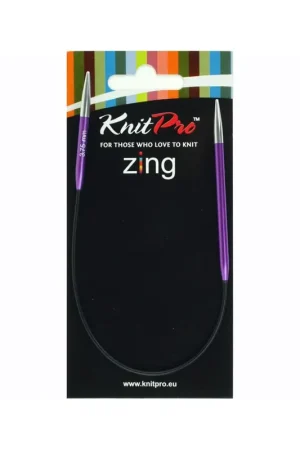 KnitPro 47057 Zing Asymmetrische Rondbreinaalden 25 cm 3,75 mm Bestseller