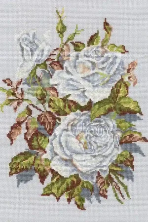 Gratis Retour Borduurpakket White Roses - RTO