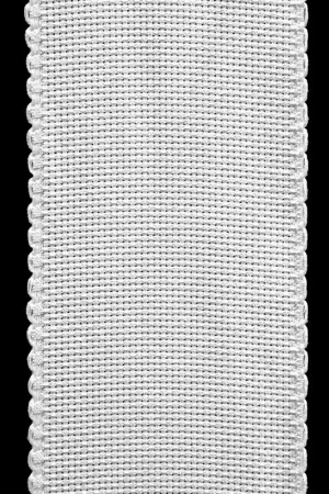 Aida band – Wit – 16 count - per 50 cm (7 cm breed) Op = Op