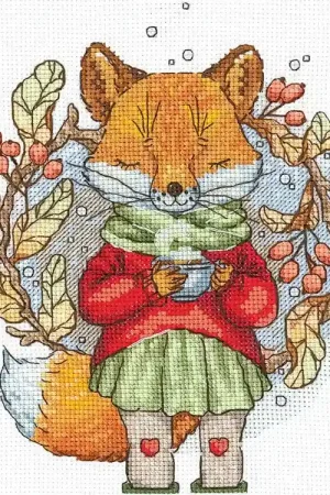 Laatste Kans Borduurpakket - Autumn tea - Andriana