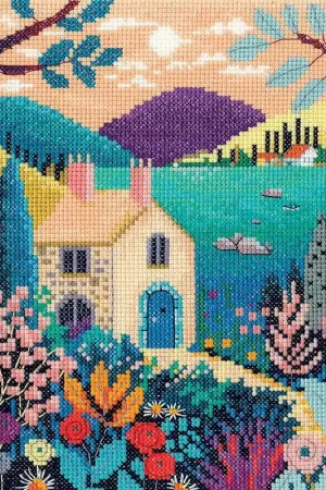 Borduurpakket A New Dawn, Heritage Crafts Merkproduct