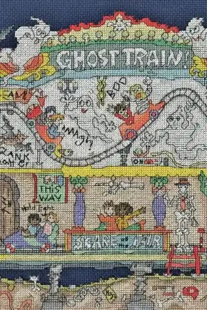 Borduurpakket Amanda Loverseed - Cut Thru' Ghost Train - Bothy Threads Exclusieve Aanbieding