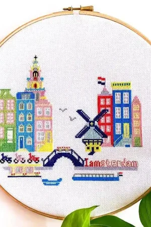 Borduurpakket Amsterdam Direct Beschikbaar