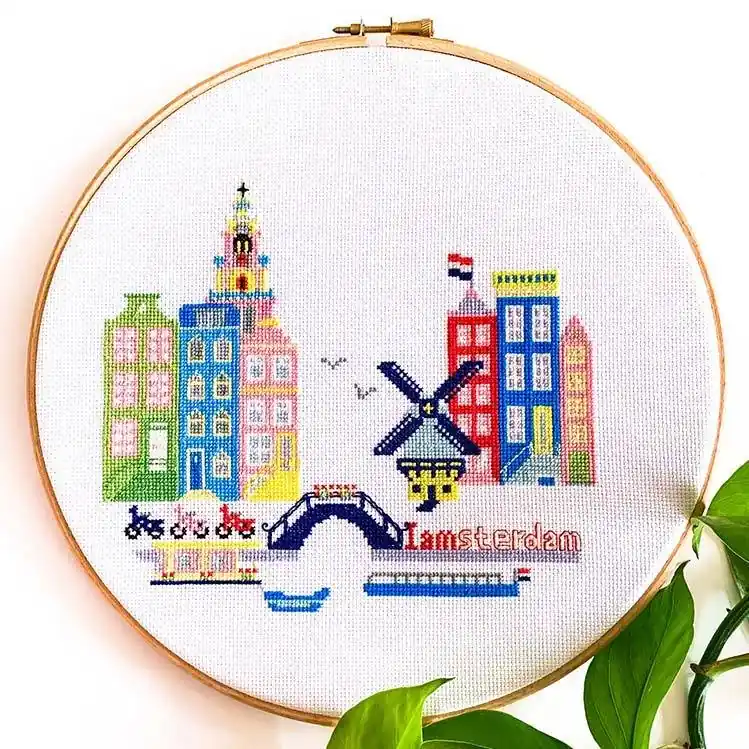 Borduurpakket Amsterdam Direct Beschikbaar